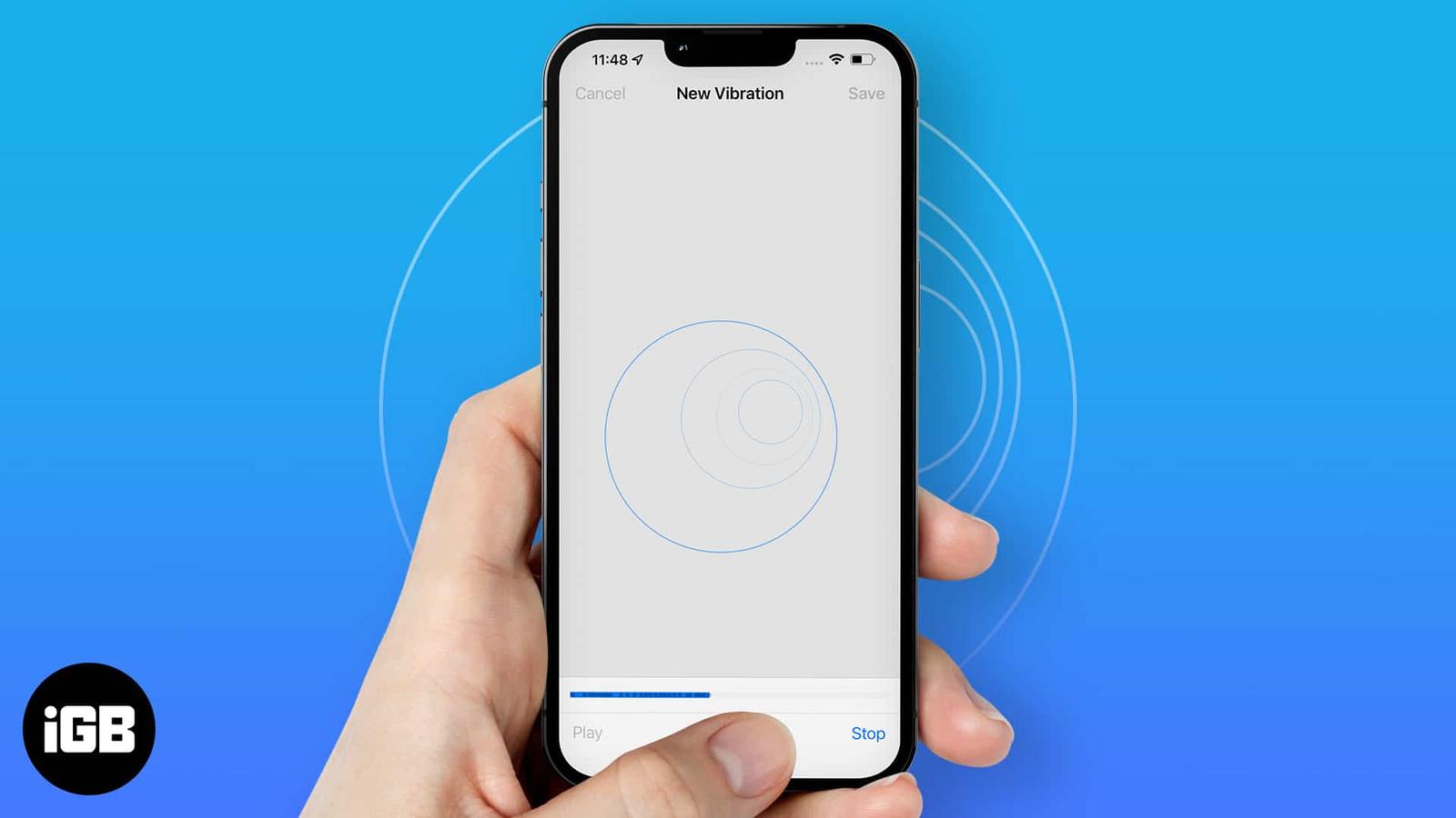 How to set a custom vibration alert for contact on iPhone