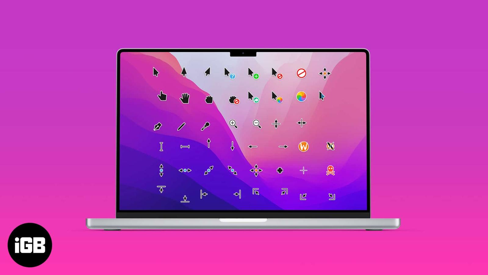 How to customize mouse pointer on Mac