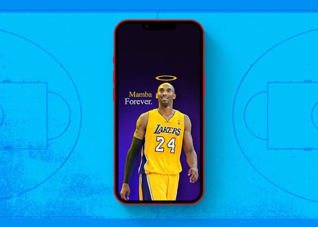 Kobe Bryant basketball iPhone wallpaper