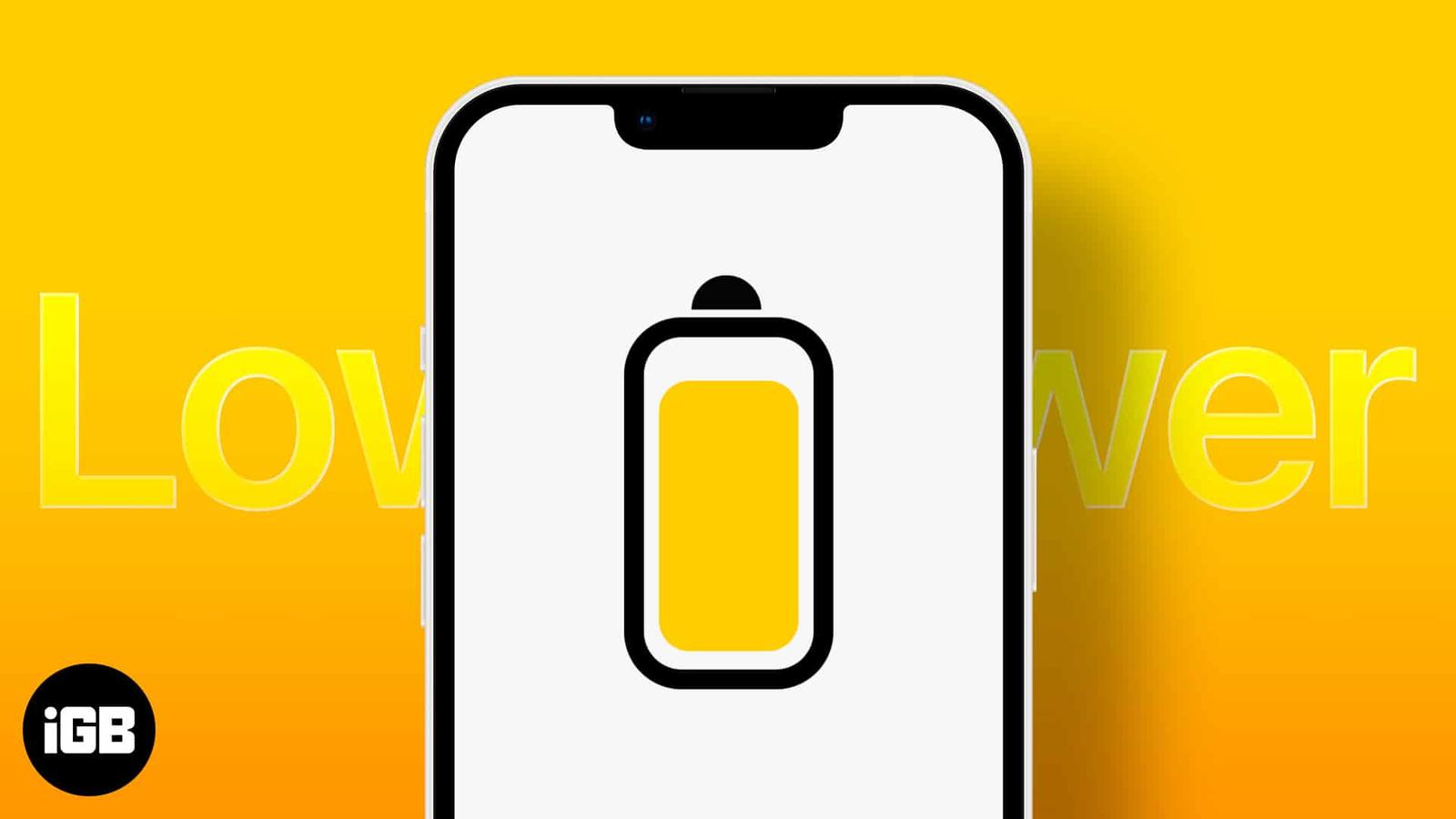 How to keep your iPhone on Low Power mode permanently