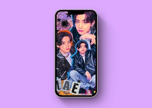 iPhone wallpaper of V