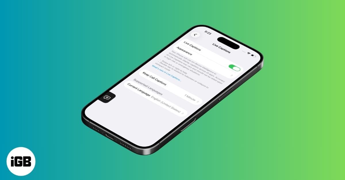 How to Enable and Use Live Captions on iPhone, iPad, and Mac