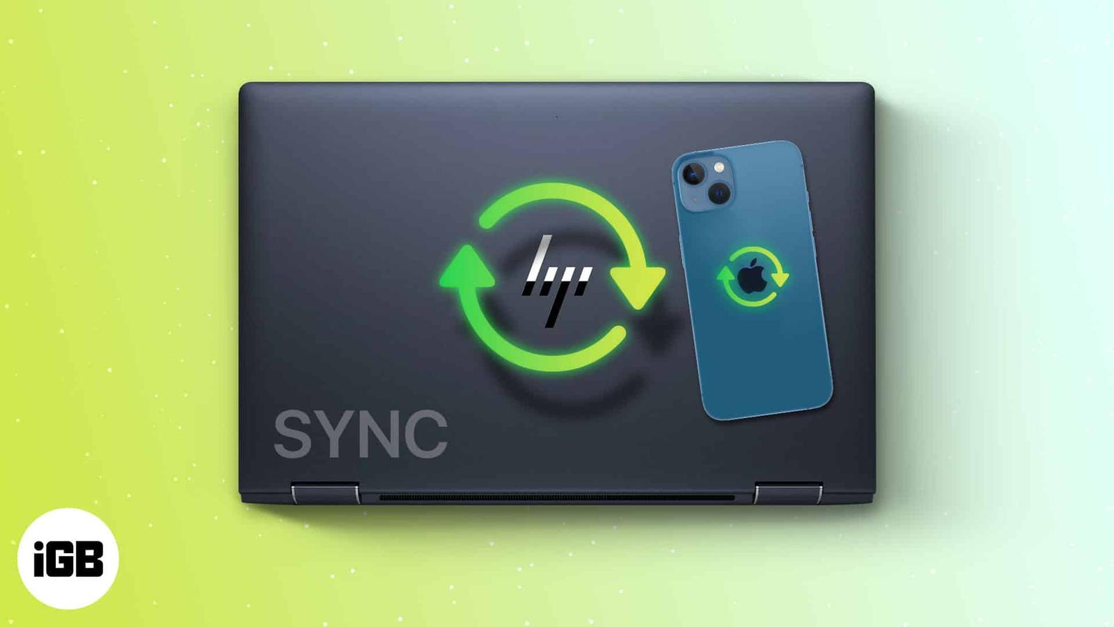 How to sync iPhone to computer