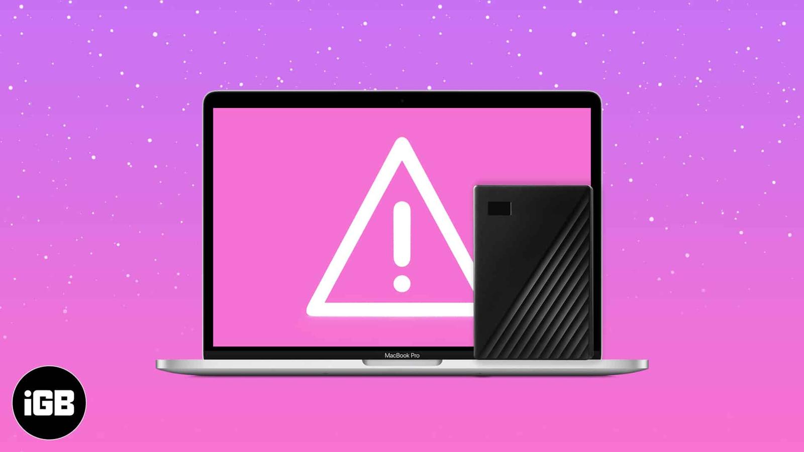 External hard drive not showing up on Mac? 9 Quick fixes!