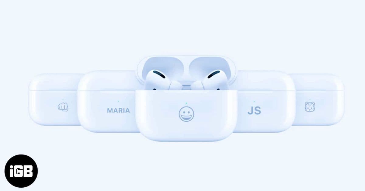 How to Engrave AirPods Cases for Free (Text, Memoji and Emojis)