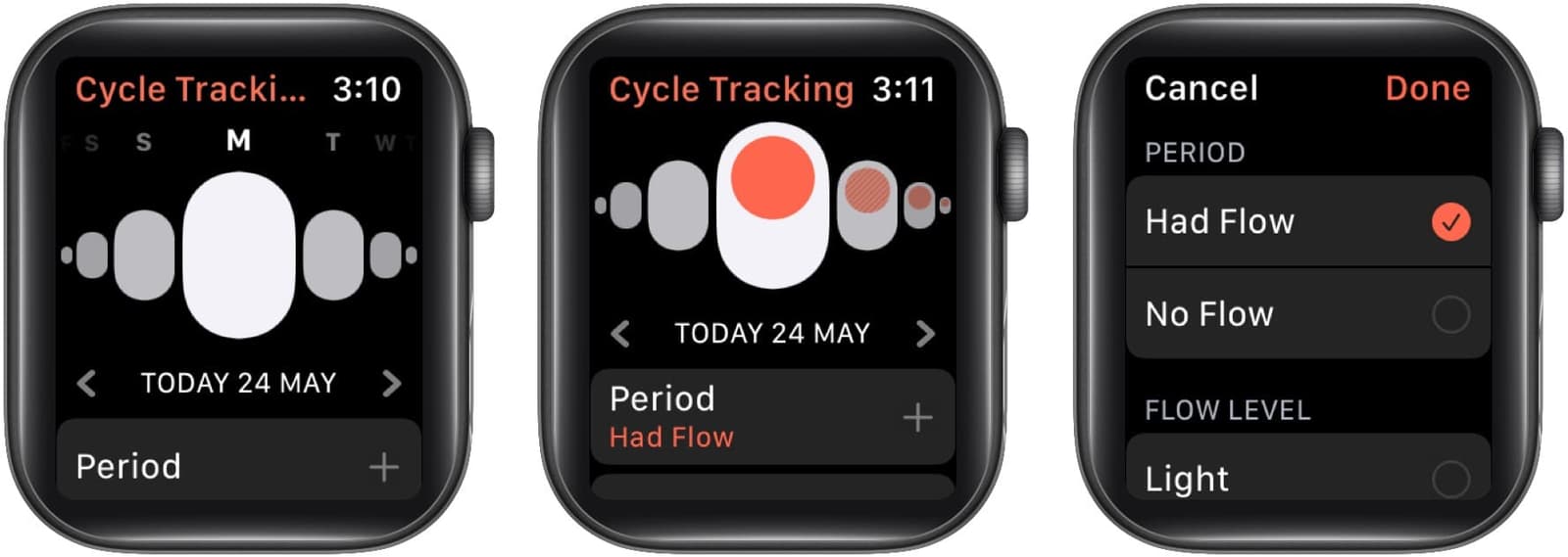 How to track your period with Cycle Tracker on Apple Watch