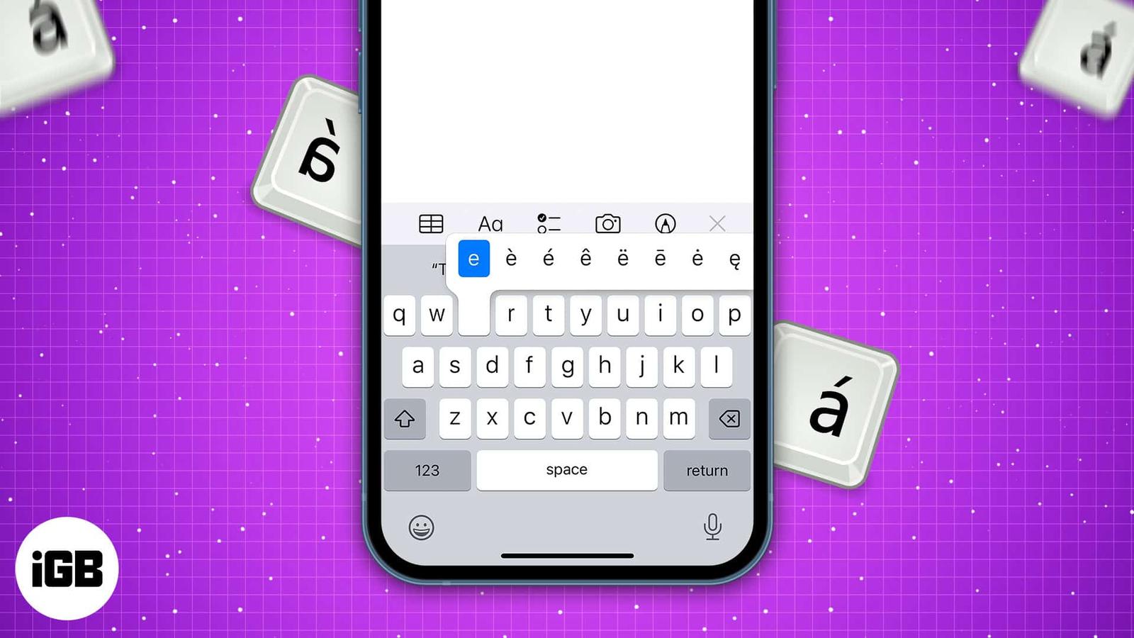 How to type special characters and symbols on iPhone