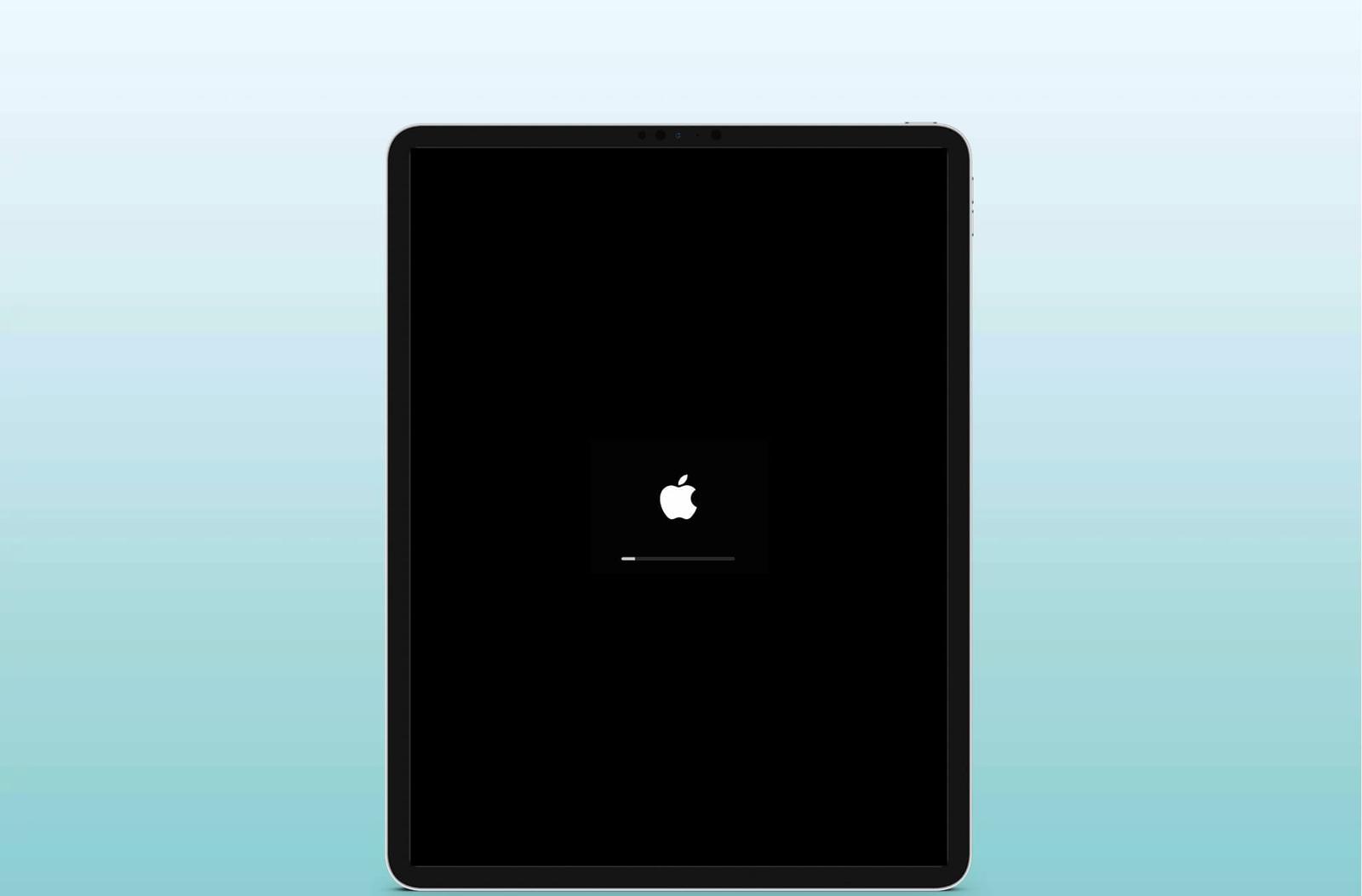 Restart iPad that has Face ID