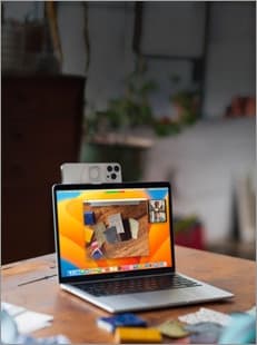 Desk View in macOS Ventura