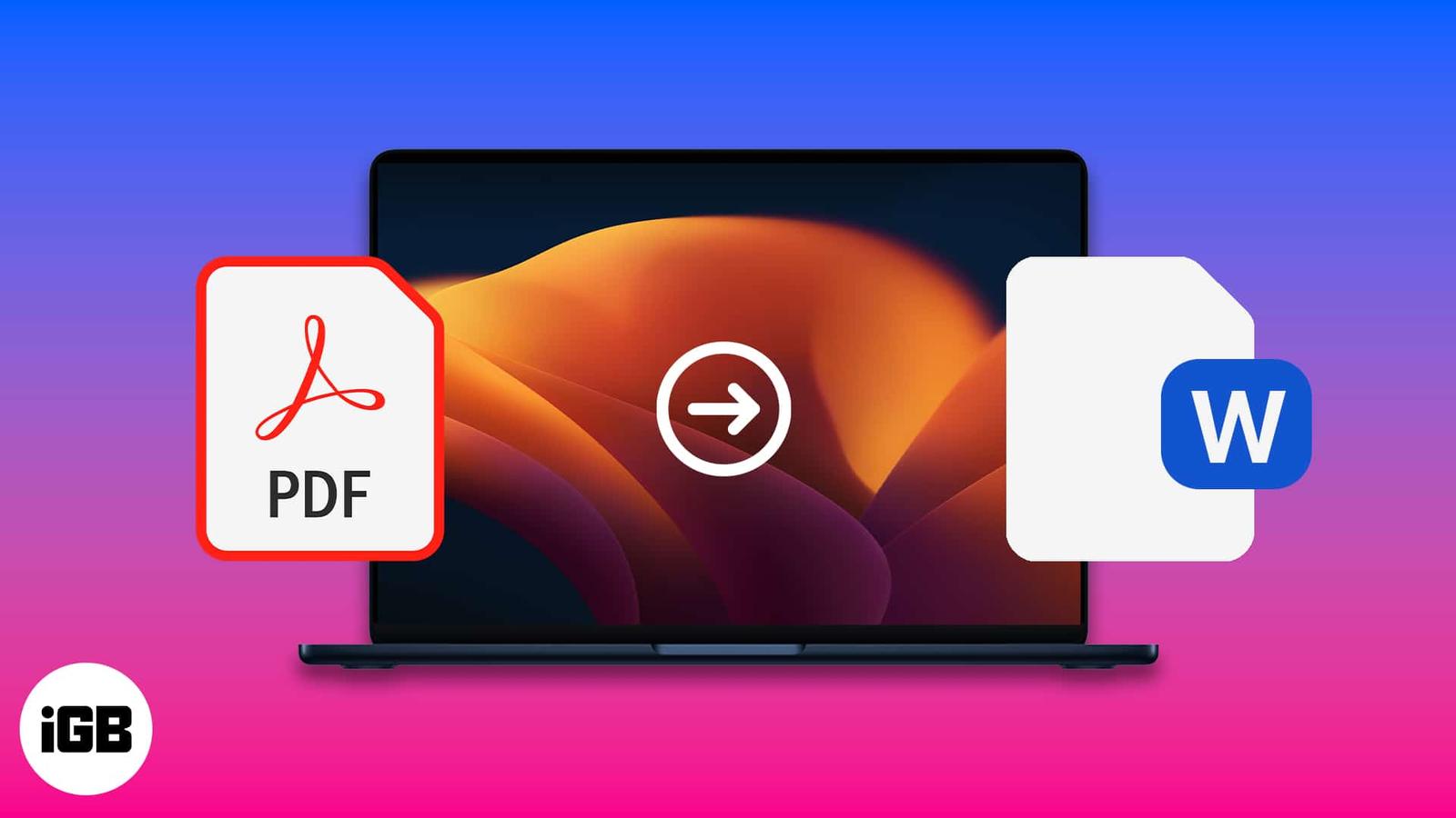 How to convert PDF to Word on Mac for free