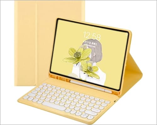 HENGHUI iPad 10th Generation 10.9 Keyboard Case
