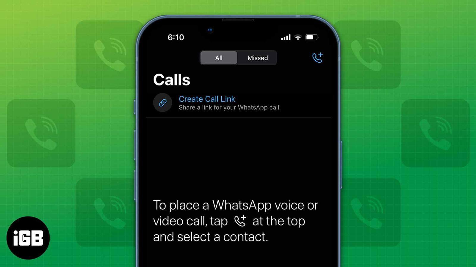 How to create WhatsApp call link on iPhone