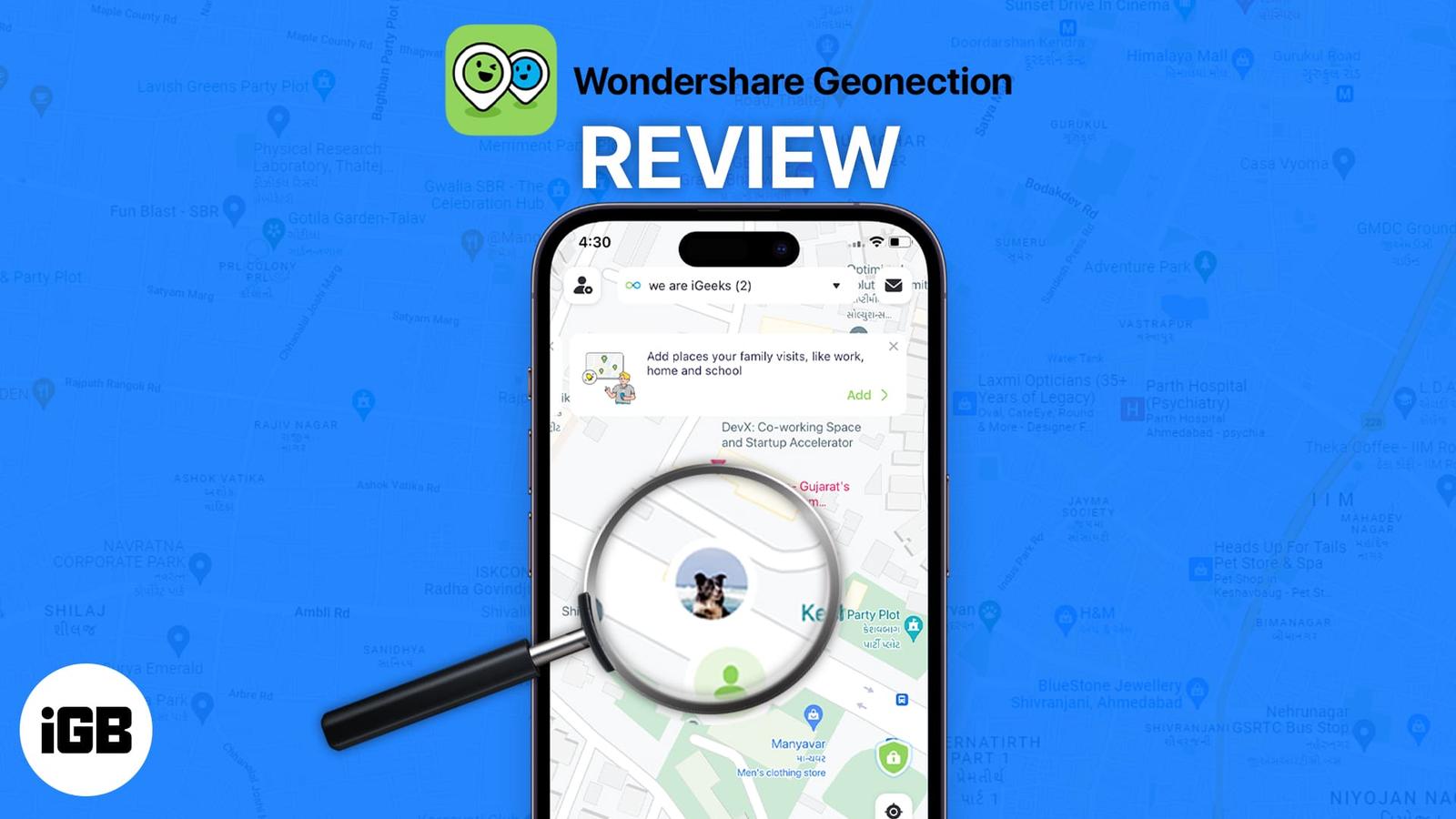 Wondershare Geonection: Track and share locations on iPhone