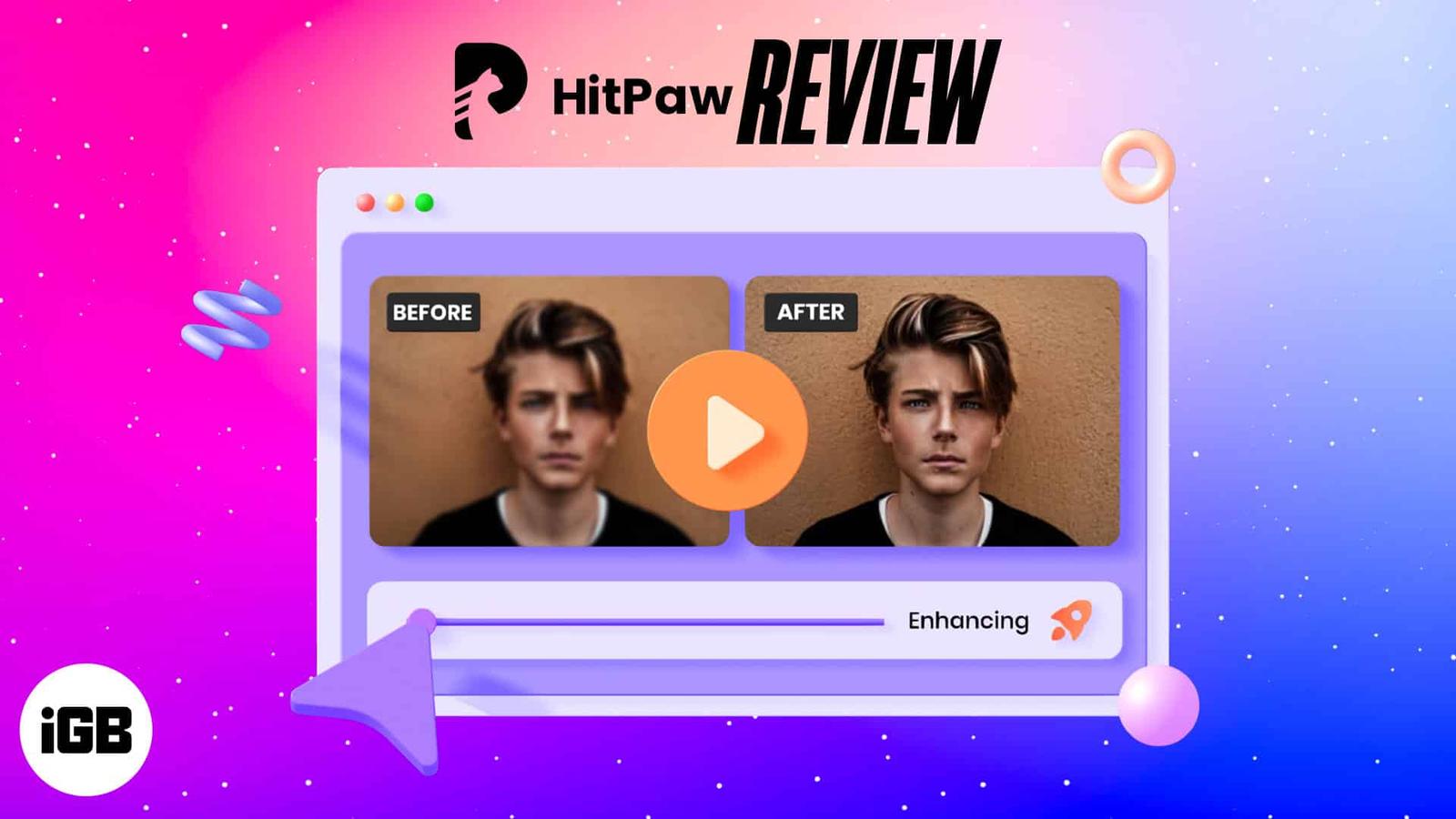 Upscale your video quality with HitPaw AI enhancer software