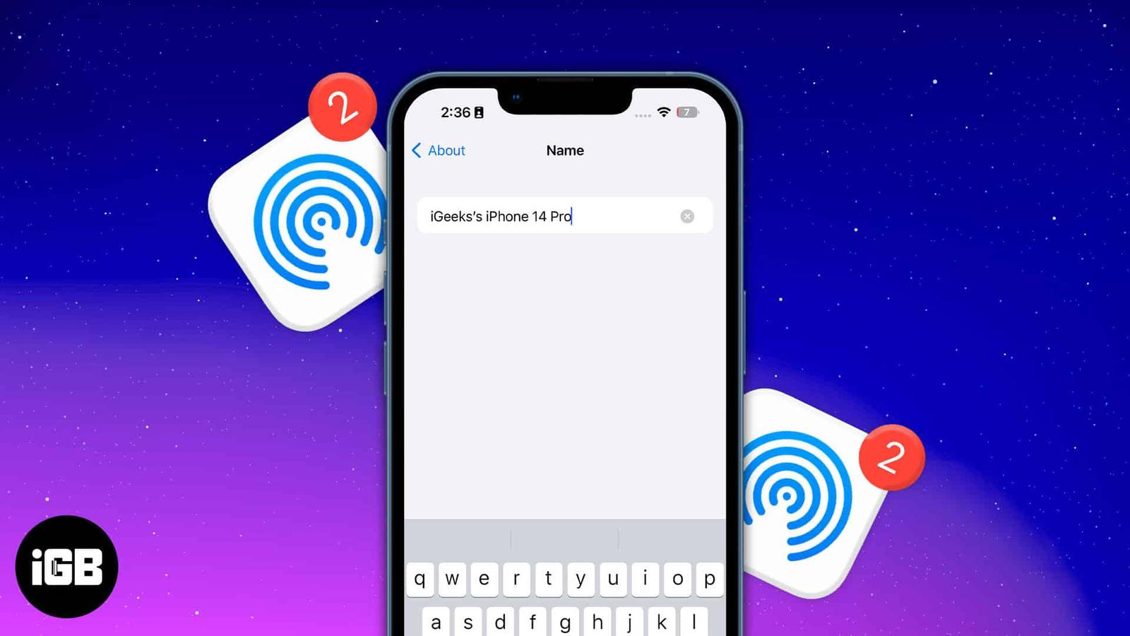 How to change your AirDrop name on iPhone, iPad, and Mac