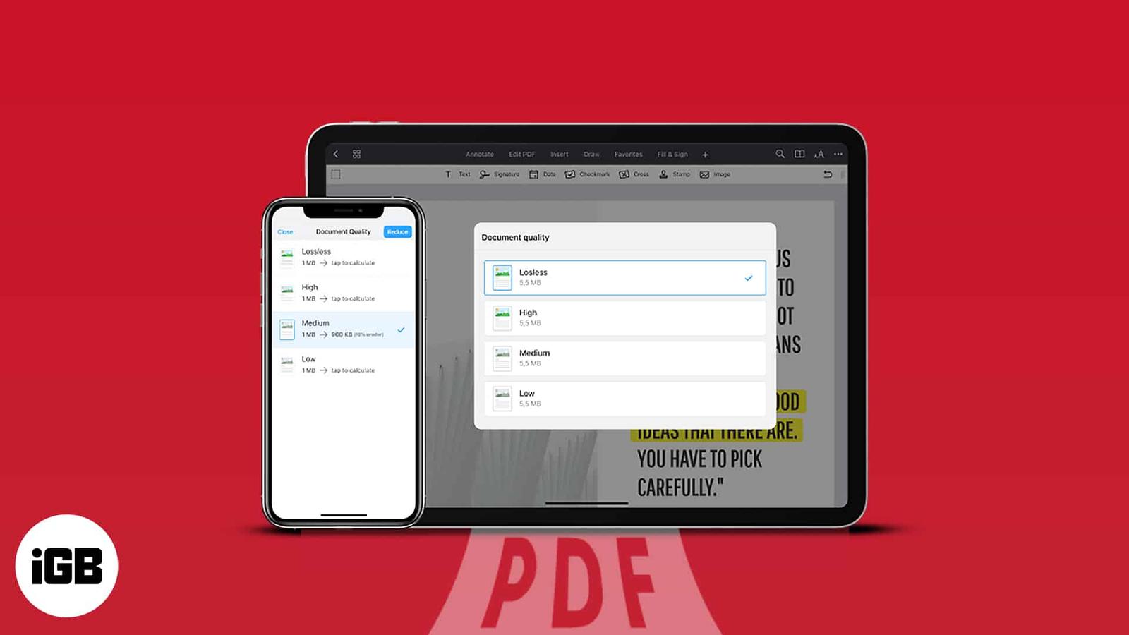 How to compress PDF file size on iPhone and iPad (4 Ways)