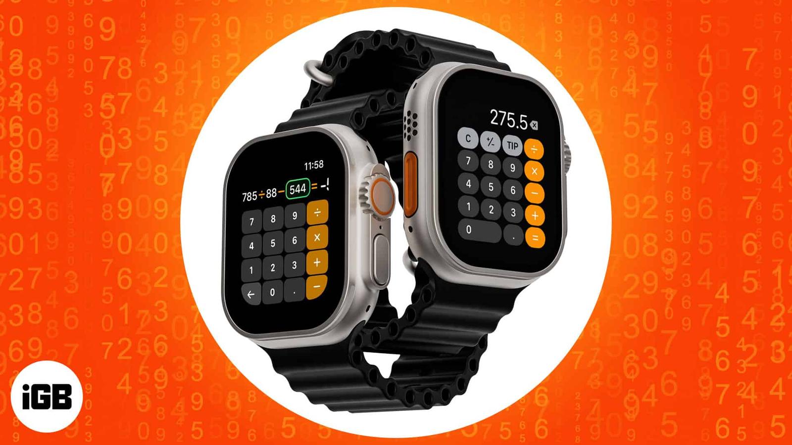 How to use Calculator app on Apple Watch