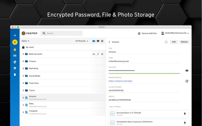 Keeper Password Manager for Mac