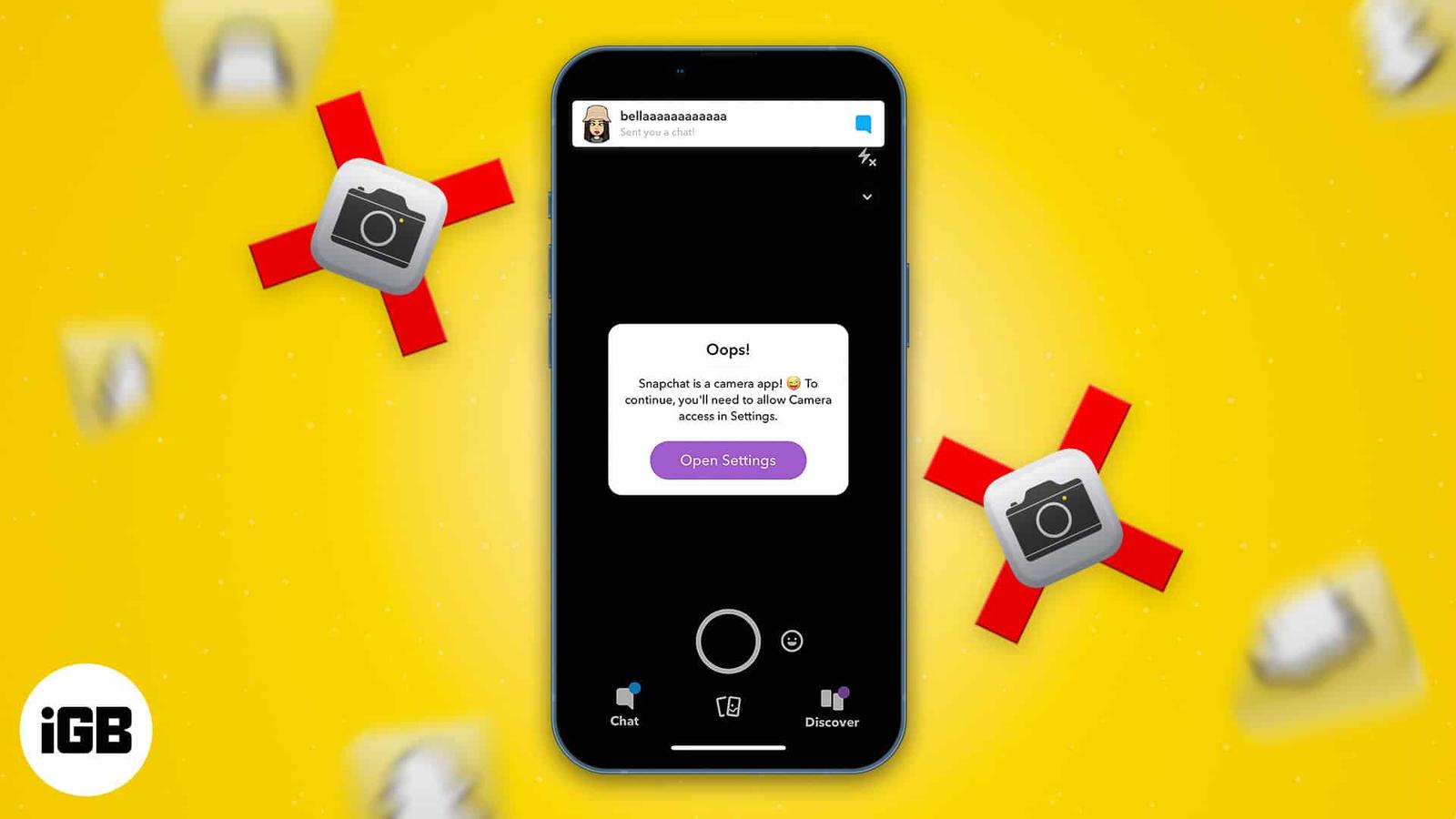 Snapchat camera not working on iPhone? 10 Ways to fix it!