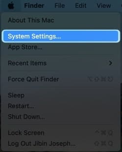 Click the Apple logo, Select System Settings to turn on or off iCloud Private Relay