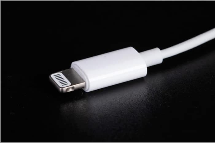 Dry your Lightning cable