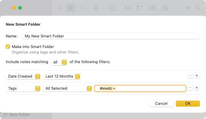 Click the plus sign on Mac