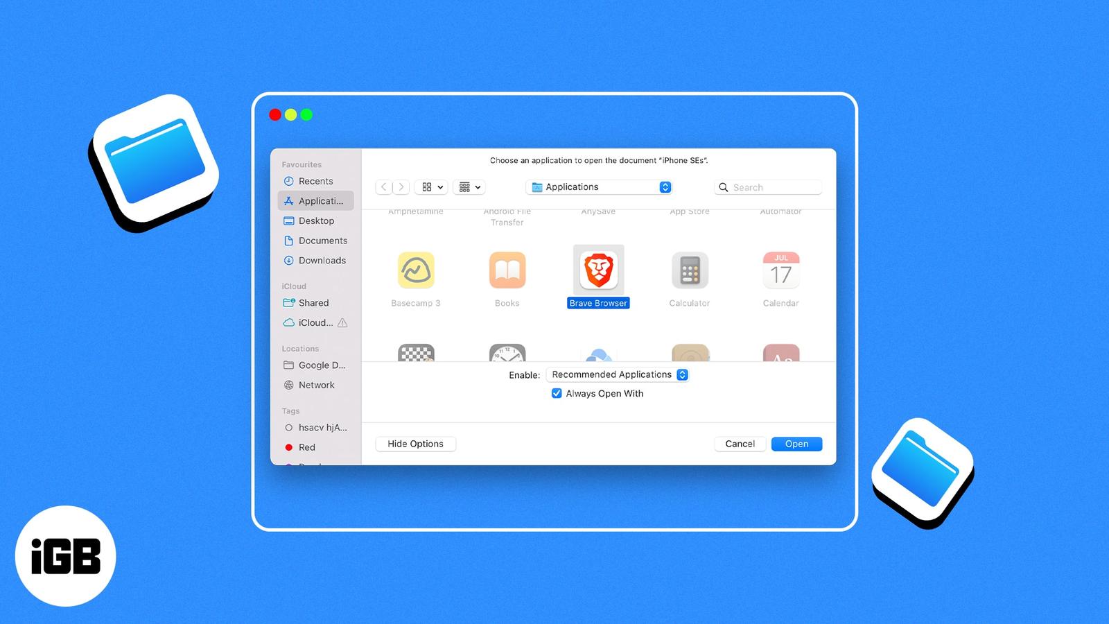How to change default app for file types on Mac?