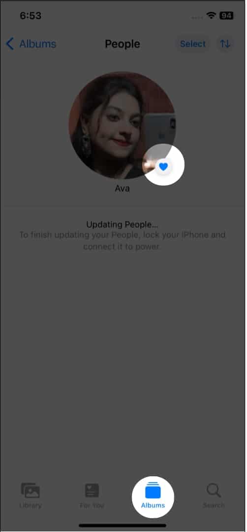 Mark your favorite people in photos on iPhone