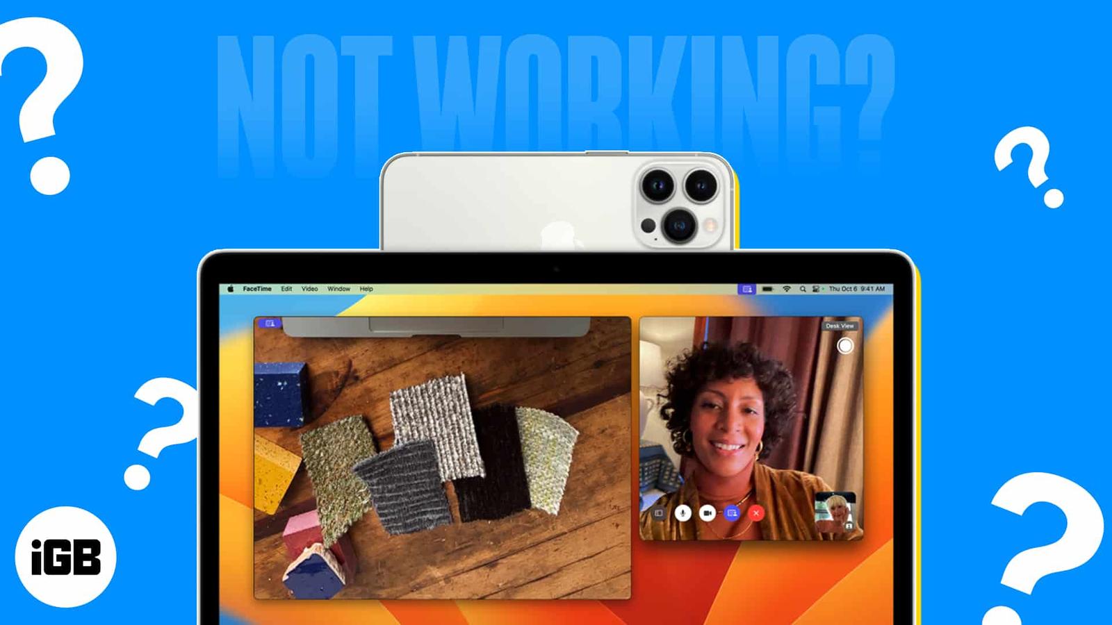 How to fix iPhone Continuity Camera not working on Mac