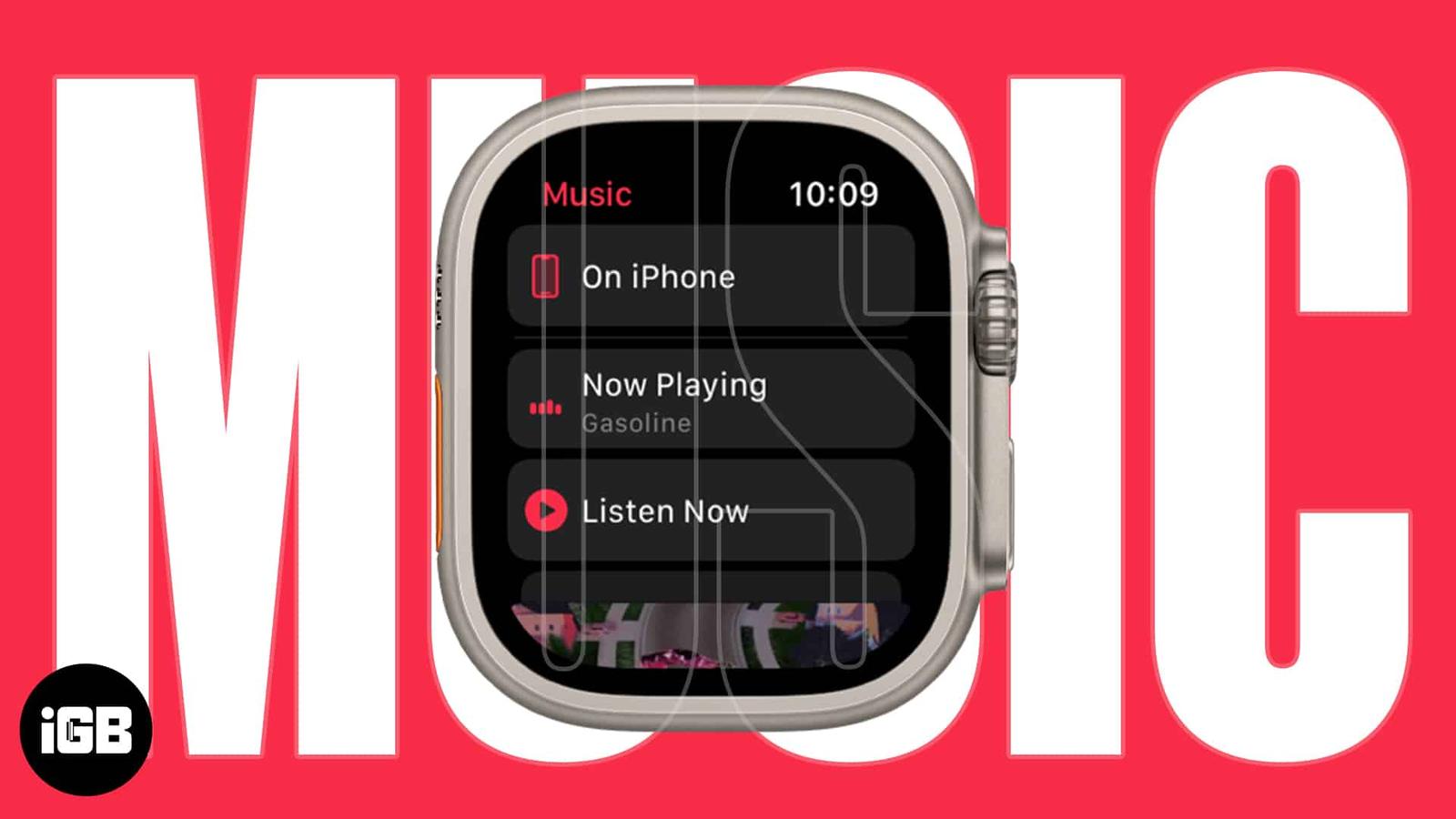 How to play music on Apple Watch