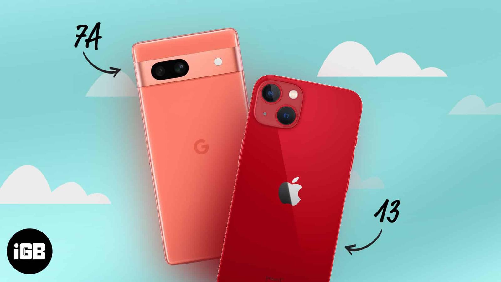 Google Pixel 7a vs iPhone 13: Which one should you get?
