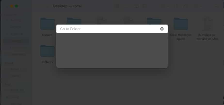 Press Cmd + Shift + G in finder