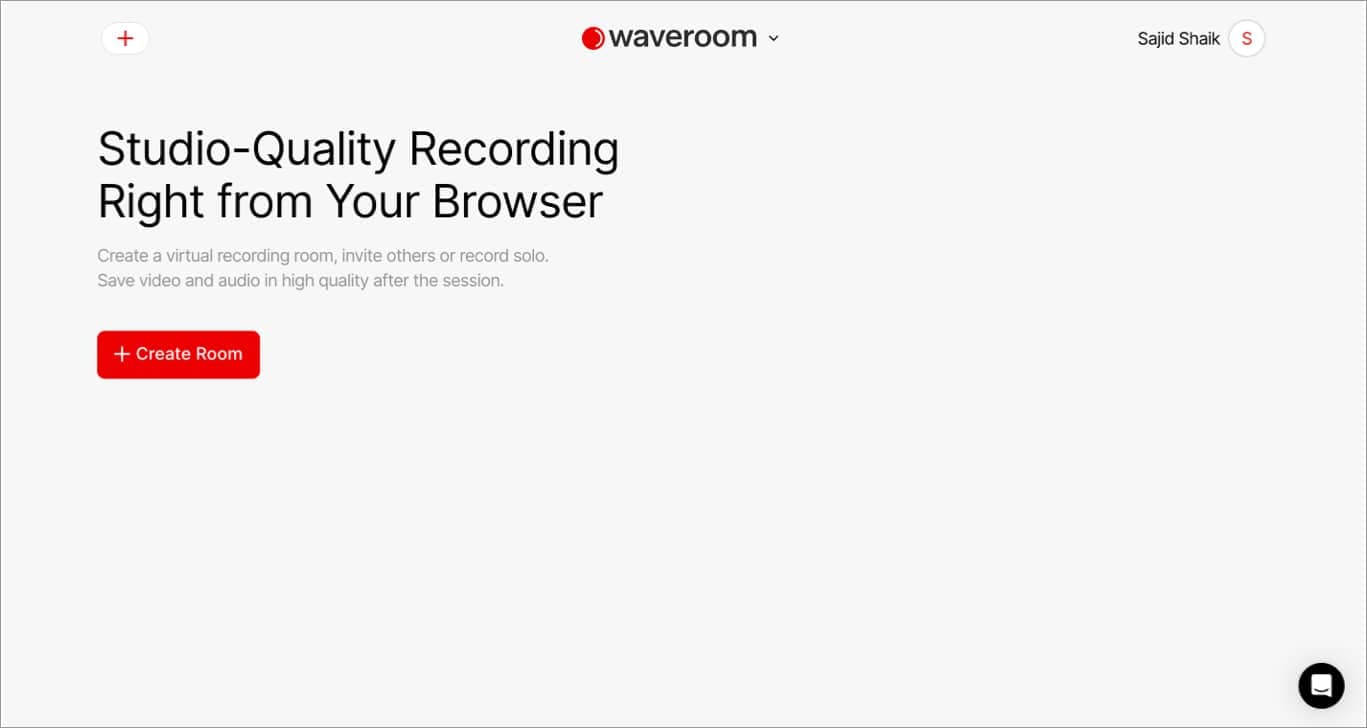 Click the Create Room option