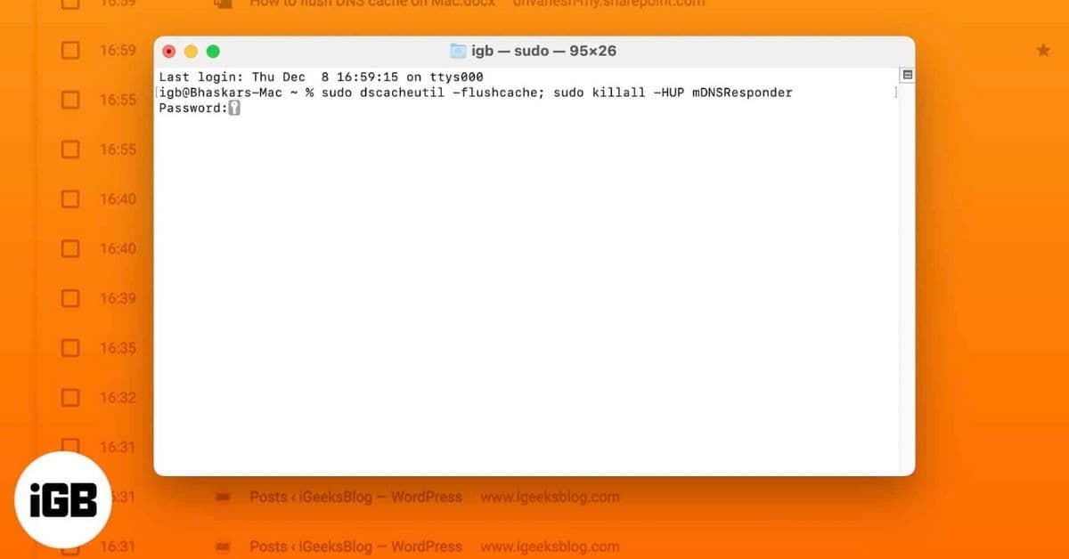How to Flush DNS Cache on Mac (All macOS Versions)