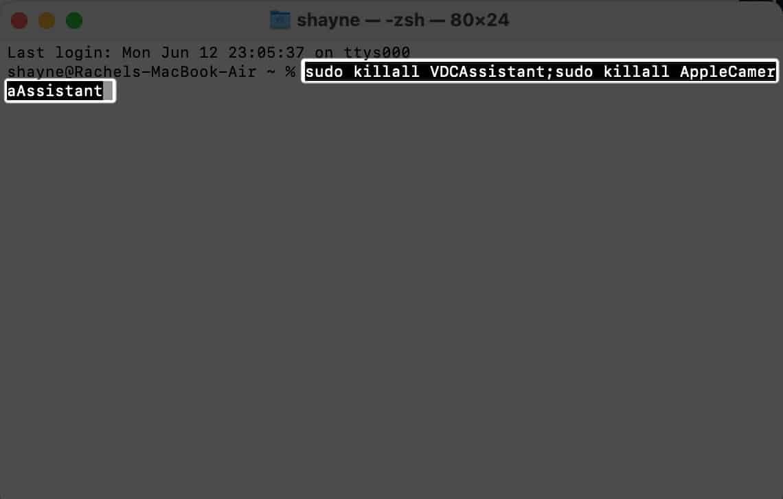 Go to Terminal on Mac