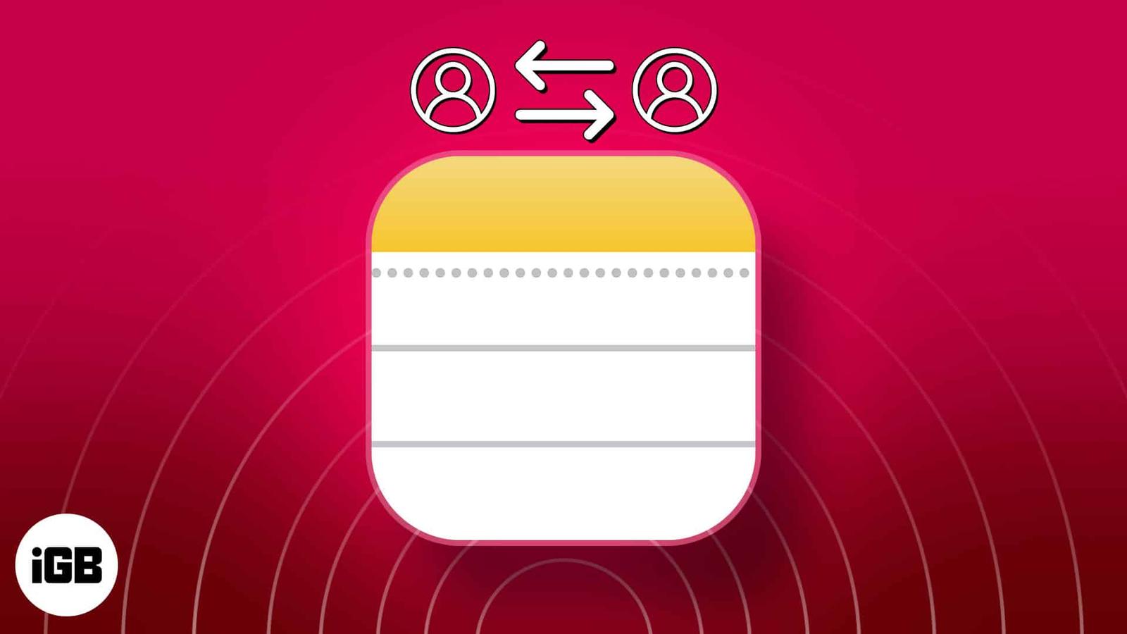 How to change default account for Apple Notes