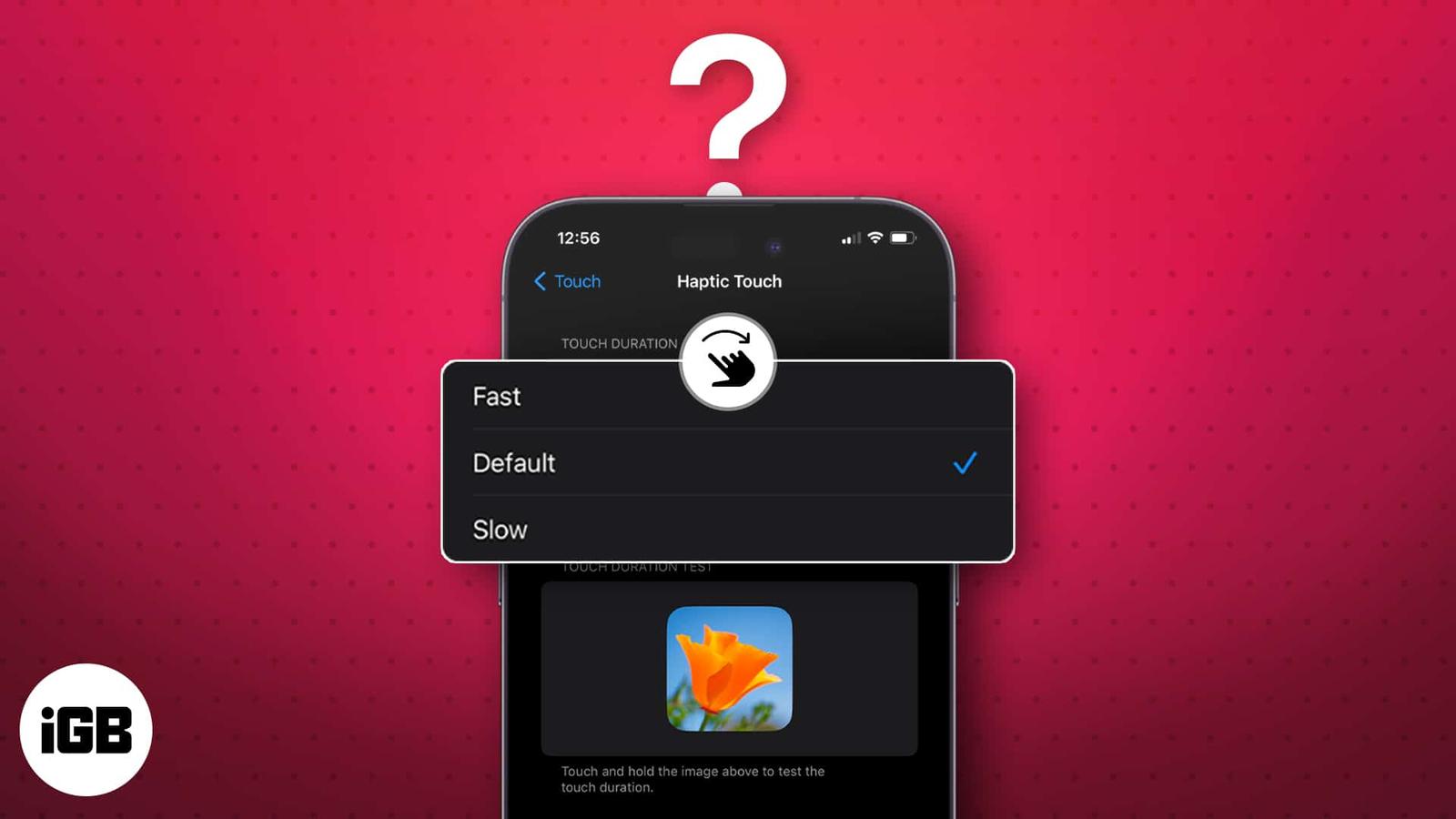 How to adjust touch sensitivity on iPhone