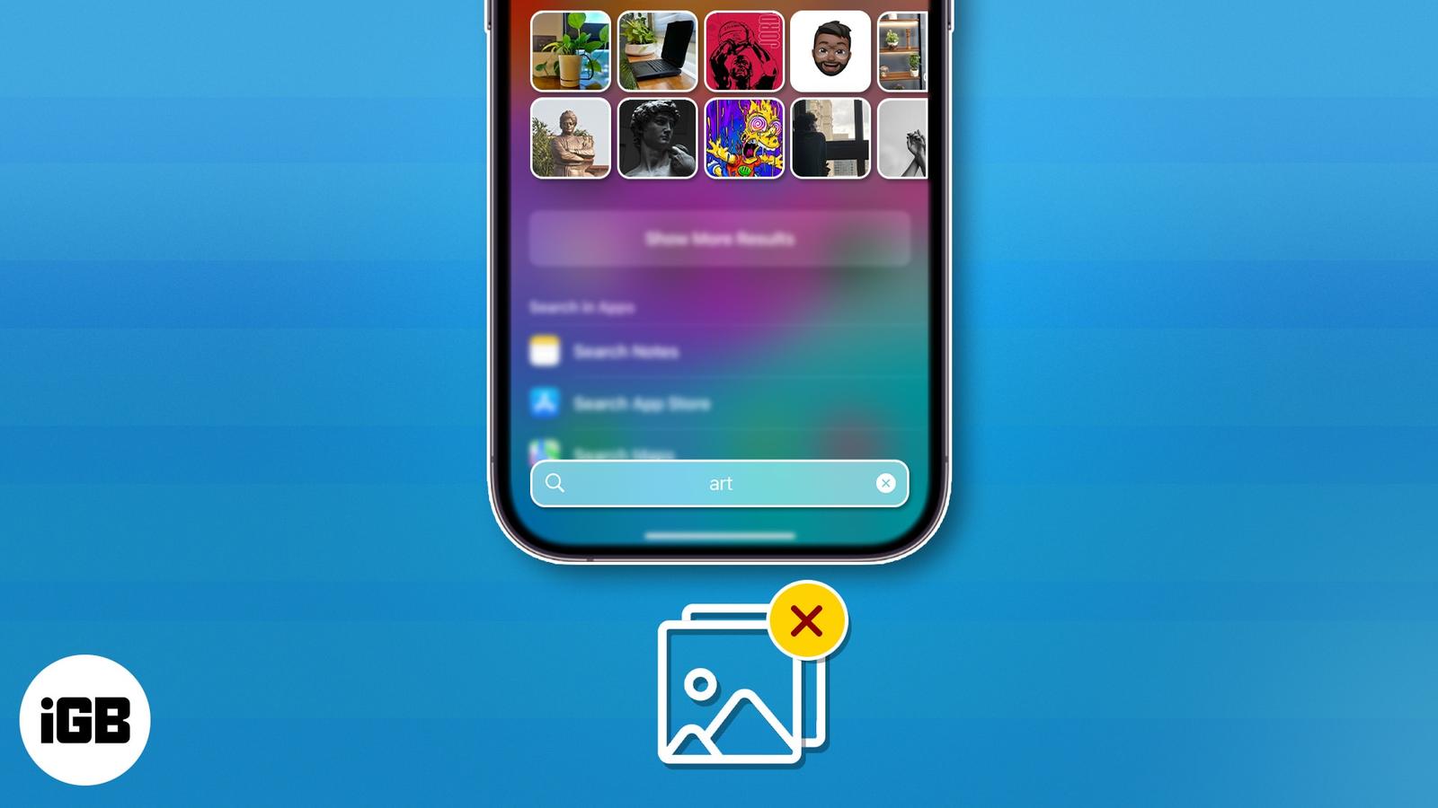 How to remove Photos from Spotlight search on iPhone or iPad