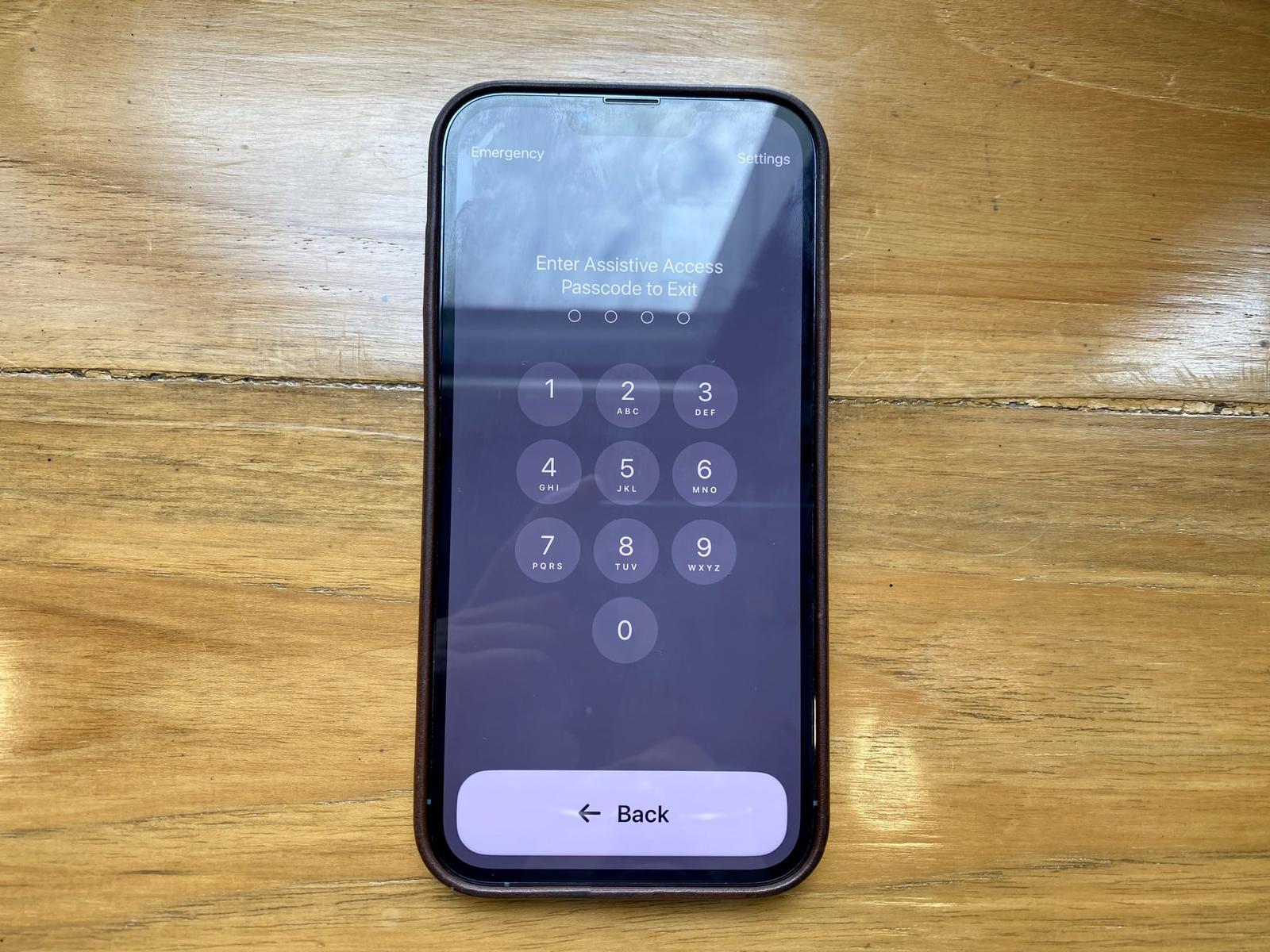 Tap Settings on the top right corner of the screen