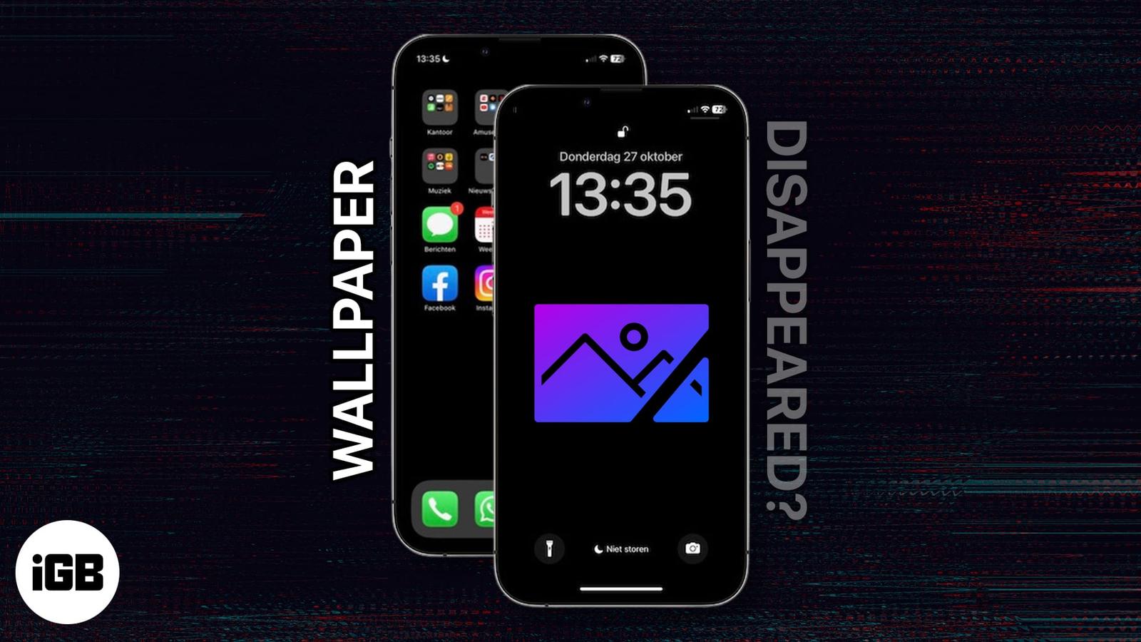 iPhone wallpaper disappeared? 7 Ways to fix it!