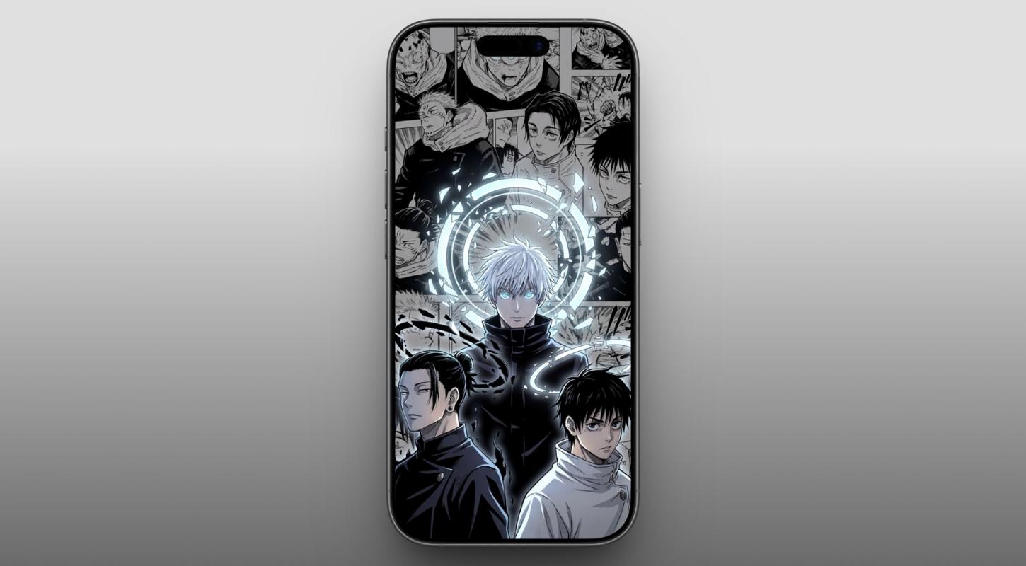 Black and White Jujutsu Kaisen Wallpaper