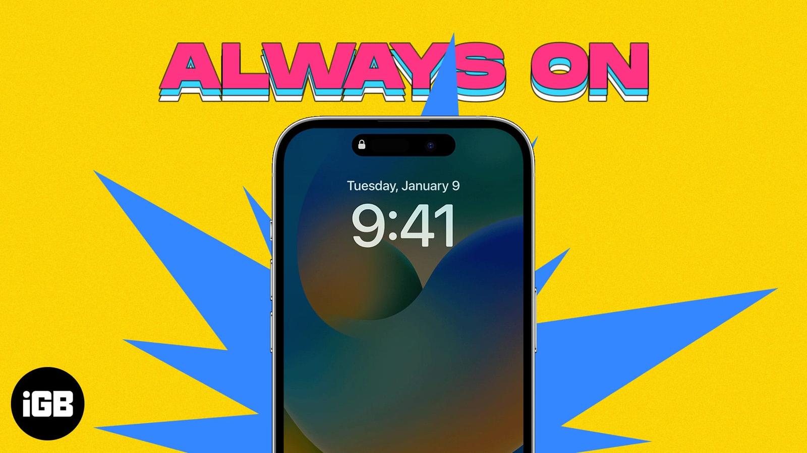How to automate iPhone always-on display