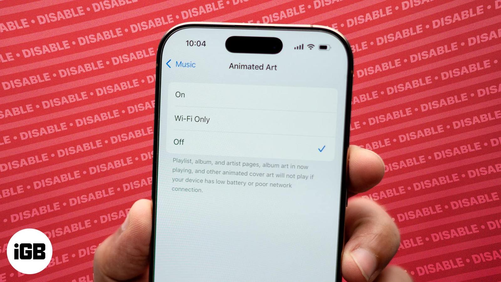 How to disable animated cover art in Apple Music on iPhone in 3 quick steps