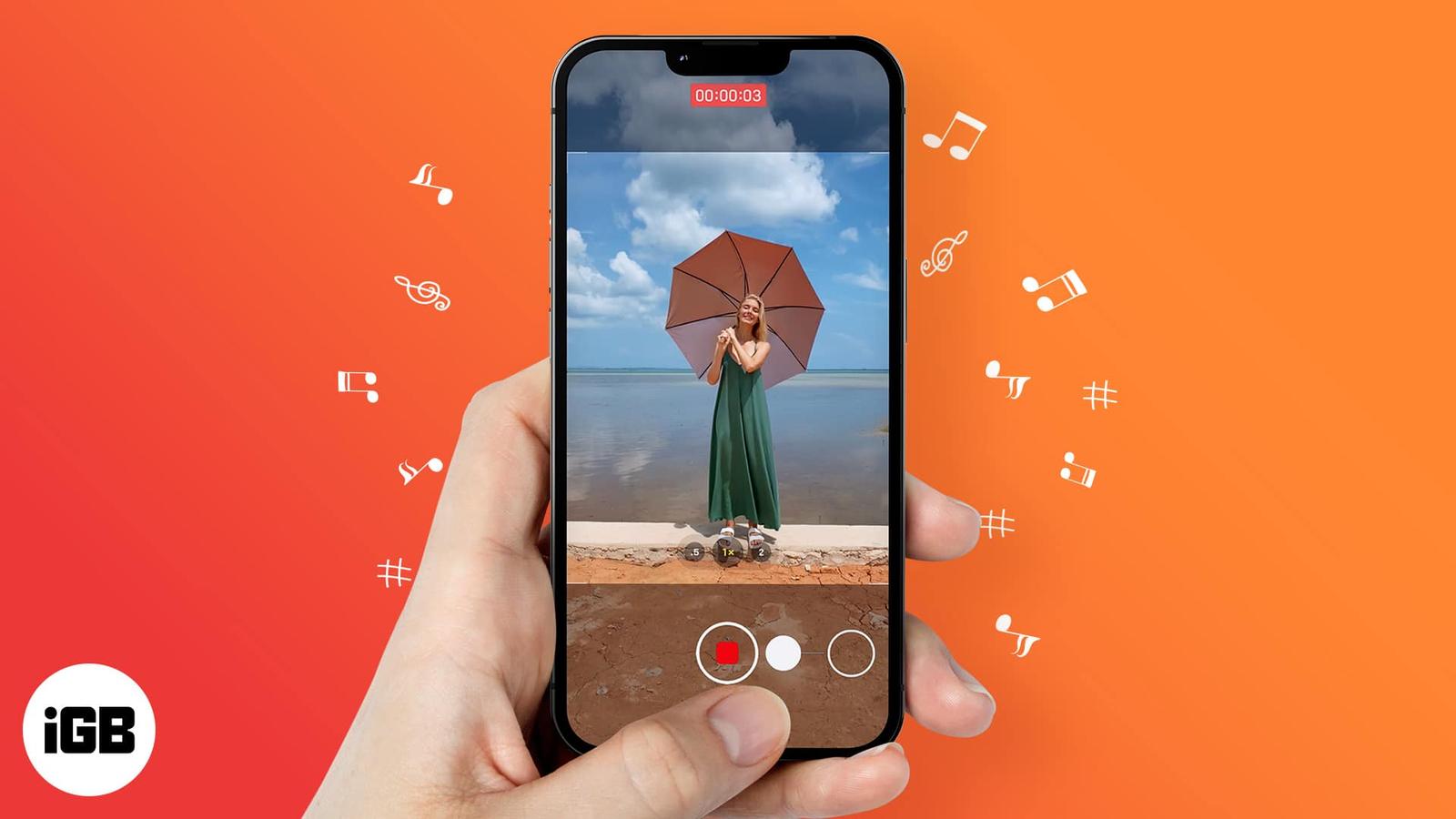 How to record video while playing music on your iPhone