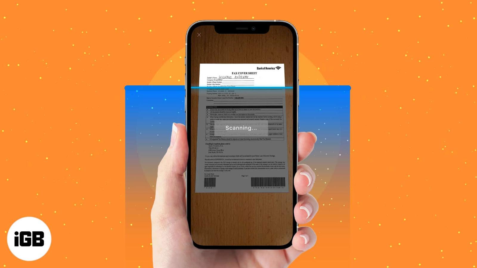 How to send a fax from an iPhone
