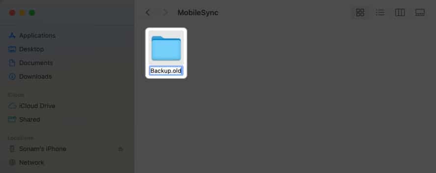Type the new name and hit return