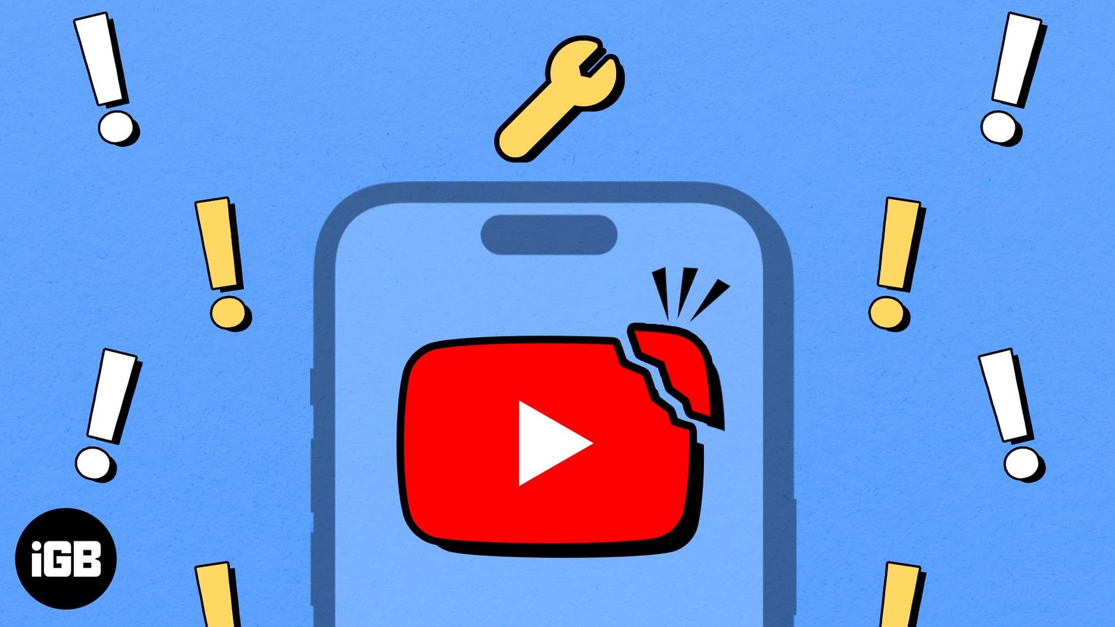 YouTube app keeps crashing on iPhone? 12 Easy fixes explained