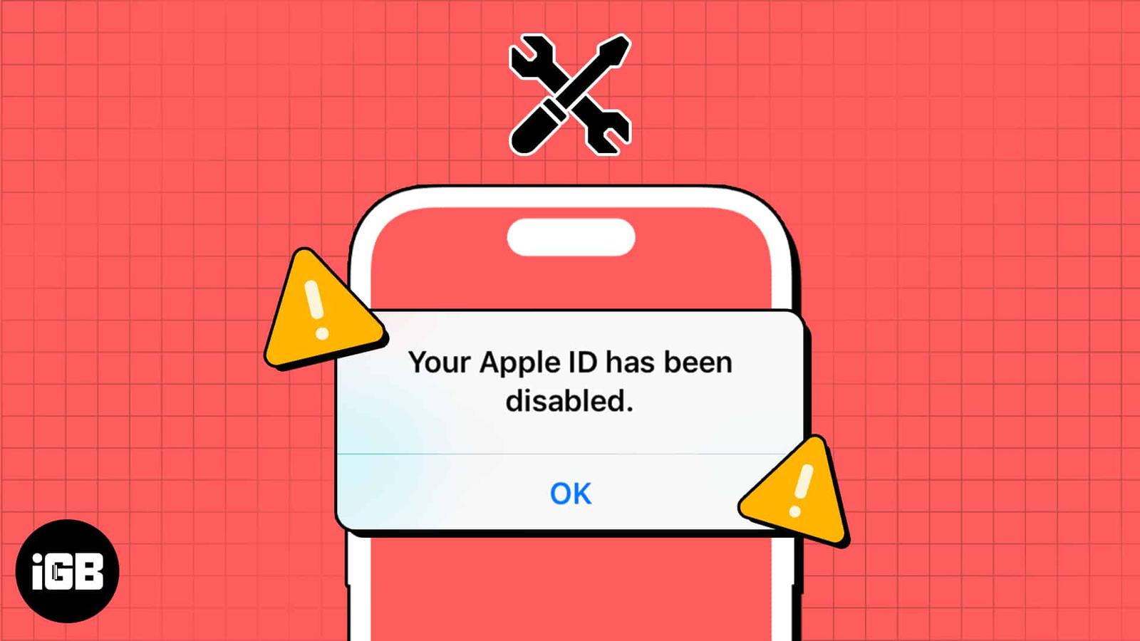 How to recover disabled Apple ID
