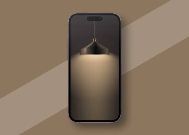 Minimalist-hanging-light-HD-iPhone-wallpaper-1