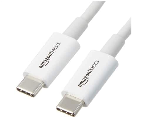 Amazon Basics USB-C to USB-C 2.0 Fast Charging Cable